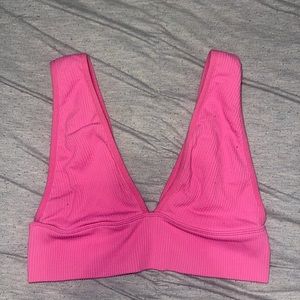 Pink cropped tank